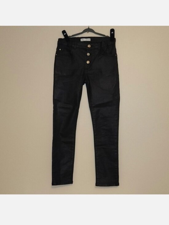 Zara Other - Zara Black Faux Leather Leggings